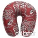 Travel Pillow Local Dog Walking Map Sketch Red Memory Foam U Neck Pillow for Lightweight Support in Airplane Car Train Bus - B07VF8B9V1
